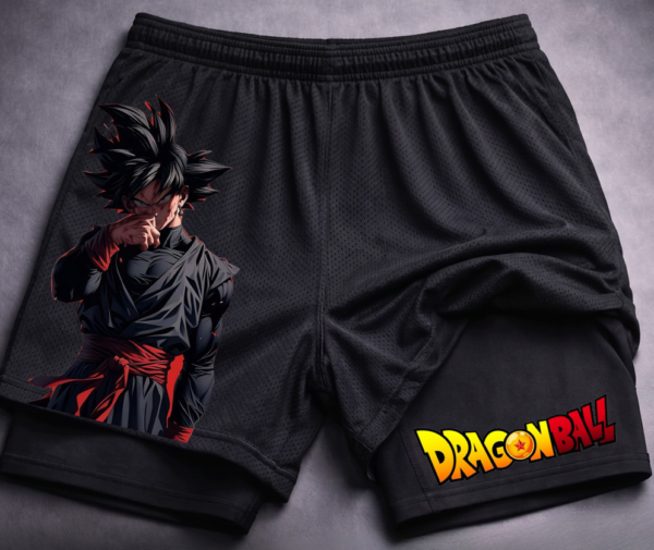 Short Dupla Face Dragon Ball Goku Black